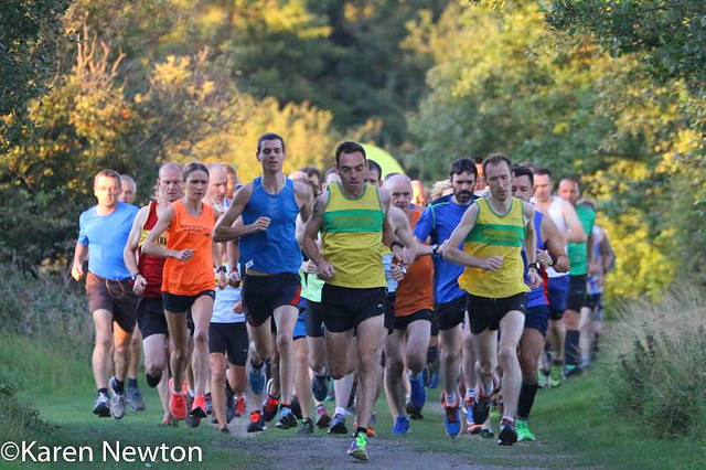 photo of the Senior race taken by Karen Newton